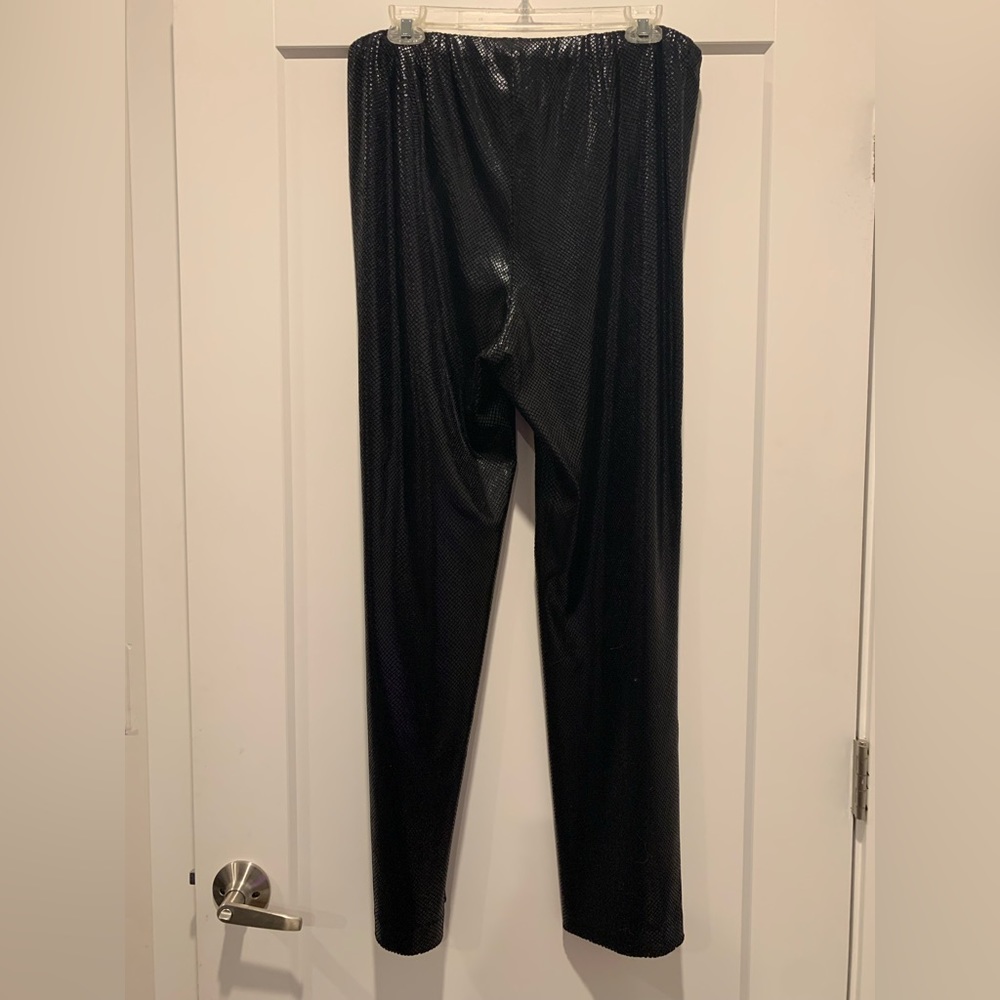 Vintage Karen Kane Black “Snakeskin” Textured Pants